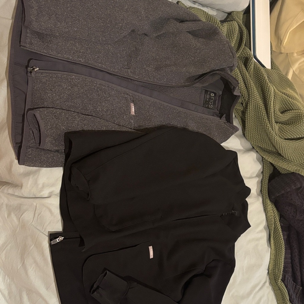 Figs Women's Jackets in Gray and Black